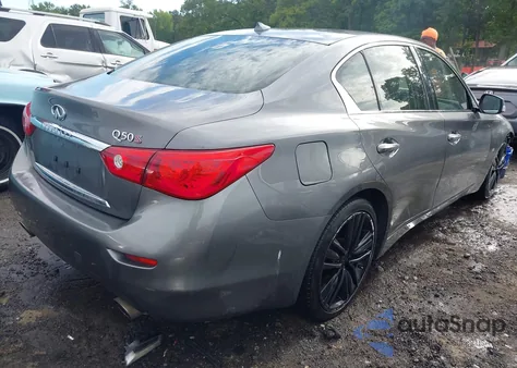 2014 Infiniti Q50 Sport z USA, uszkodzony, nr VIN JN1BV7AP8EM693109